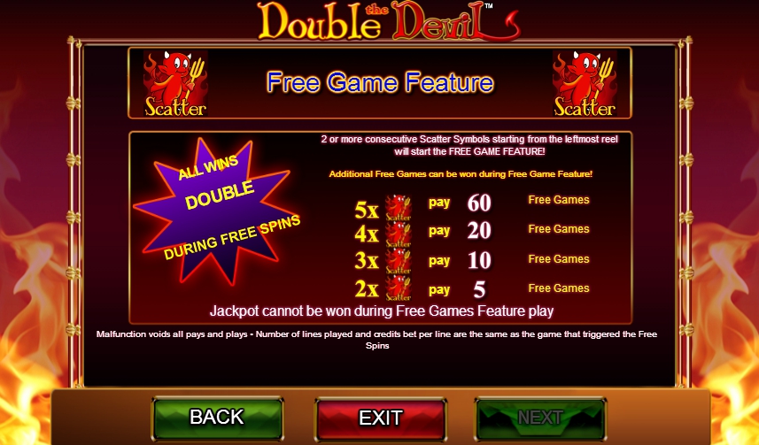 игровой автомат Double the Devil free spin